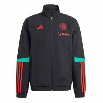 23-24 Manchester United Mens Training Presentation Jacket Black