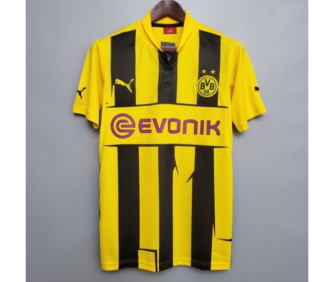 2012-2013 Borussia Dortmund Home Retro Jersey 