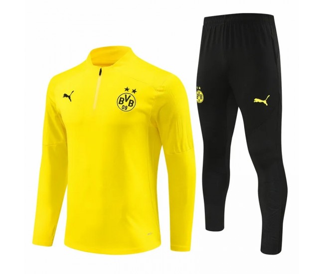 24-25 BVB Borussia Dortmund Mens Yellow Training Technical Tracksuit