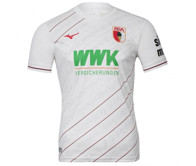 24-25 FC Augsburg Mens Home Soccer Jersey