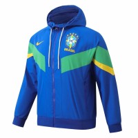 24-25 Brazil Mens Hooded Windbreaker Jacket