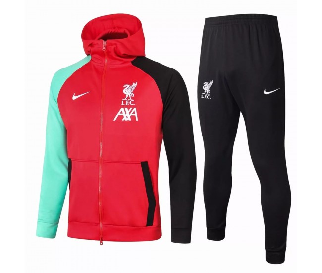 Liverpool FC Training Technical Football Tracksuit Red 2021