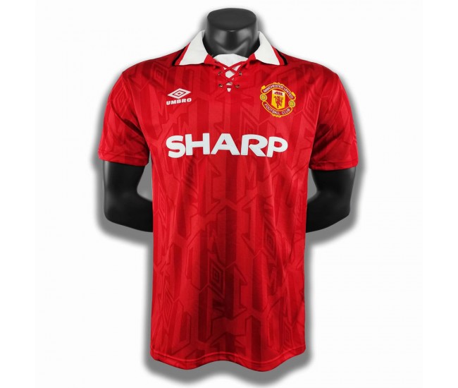 1992-1993  Manchester United FC Home Retro Jersey 