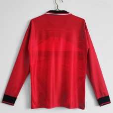 1994-1995 Manchester United FC Long Sleeve Home Retro Jersey 