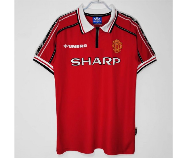 1998-1999 Manchester United FC Home Retro Jersey