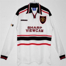 1998-1999 Manchester United FC Long Sleeve Away Retro Jersey