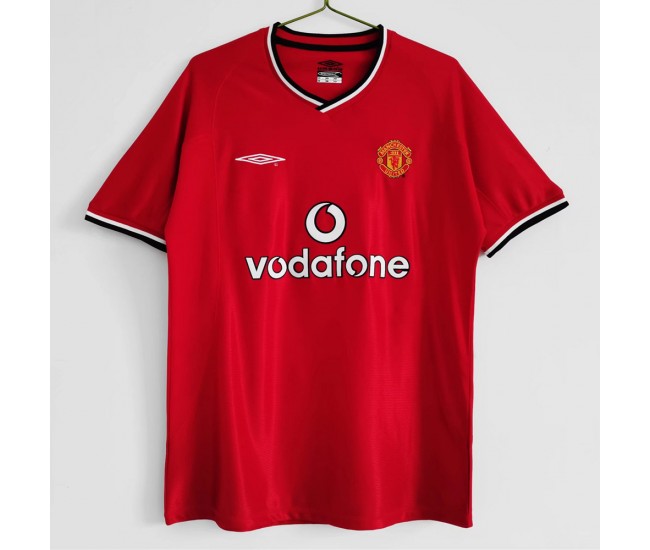 2000-2001 Manchester United FC Home Retro Jersey 