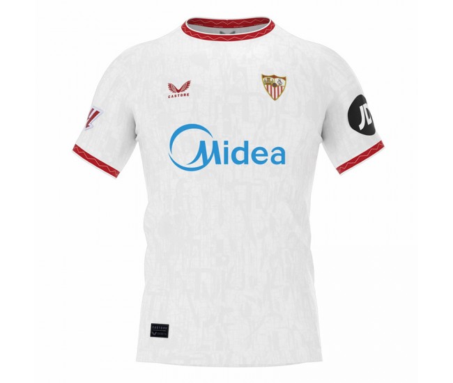 24-25 Sevilla FC Mens Home Soccer Jersey 