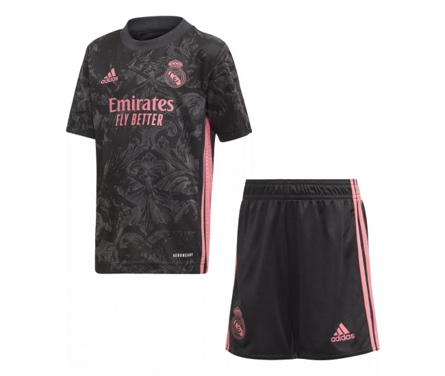 Real Madrid Third Football Kids Kit 2020 2021