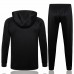 24-25 Inter Milan Mens Black Training Hooded Presentation Tracksuit