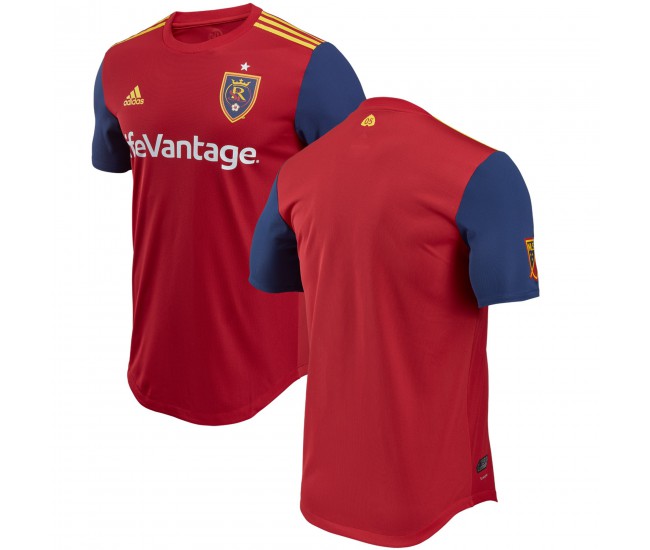 Men's Real Salt Lake adidas Red 2018 Primary Authentic Jersey