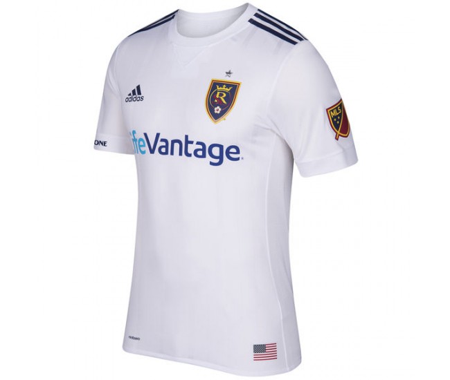 Real Salt Lake adidas 2017 Secondary Authentic Team Jersey - White
