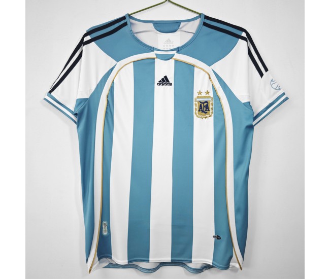 Argentina Away Retro Jersey 2006