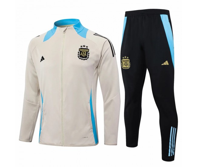 24-25 Argentina Mens Beige Training Presentation Tracksuit