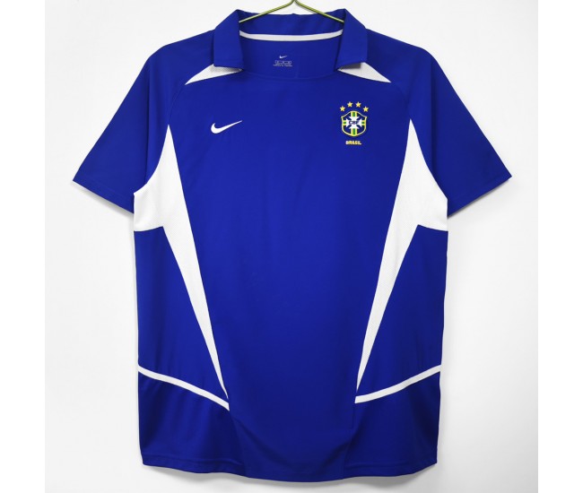 2002 Brazil Away Retro Jersey 