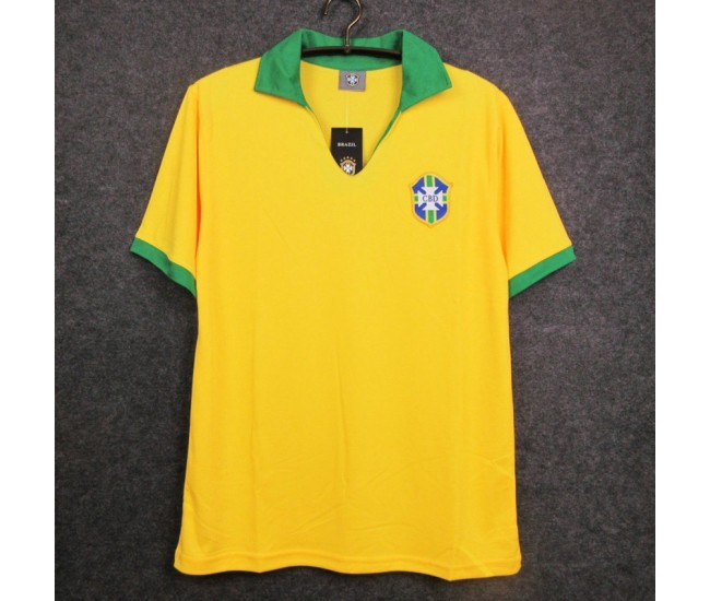 1957 Brazil Home Retro Jersey 