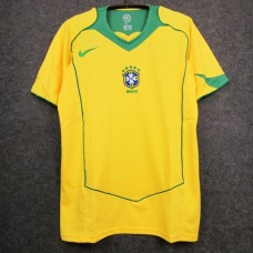 2004 Brazil Home Retro Jersey 