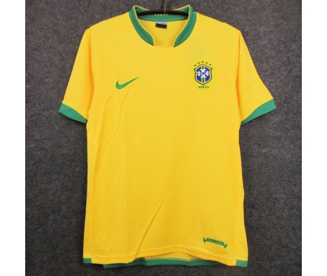 2006 Brazil Home Retro Jersey 