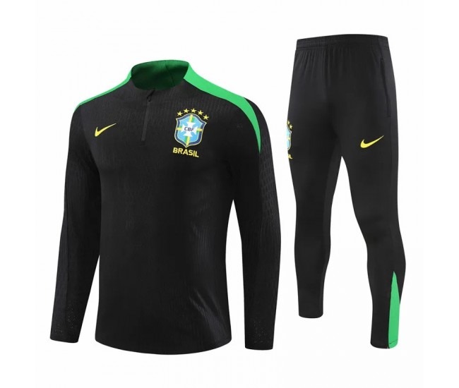 24-25 Brazil National Team Mens Black Training Technical Tracksuit