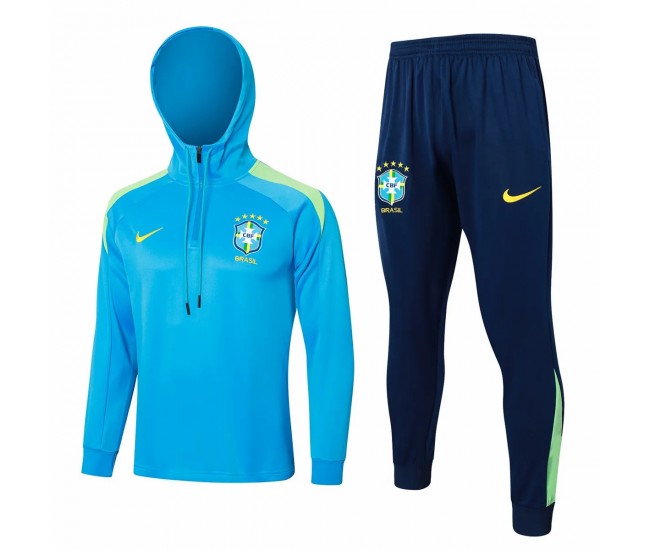 24-25 Brazil National Team Mens Blue Training Technical Tracksuit