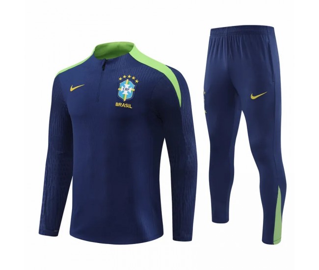 23-24 Brazil National Team Mens Navy Training Technical Tracksuit