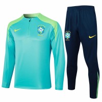 24-25 Brazil National Team Mens Green Training Technical Tracksuit