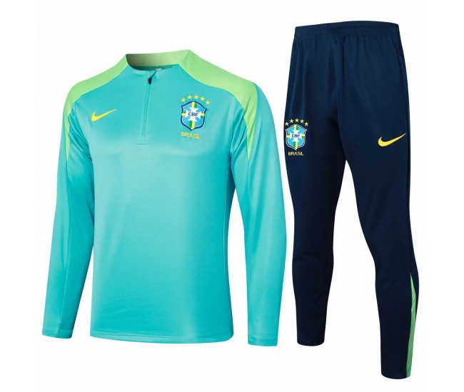 24-25 Brazil National Team Mens Green Training Technical Tracksuit