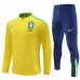 24-25 Brazil National Team Mens Yellow Training Technical Tracksuit