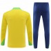 24-25 Brazil National Team Mens Yellow Training Technical Tracksuit