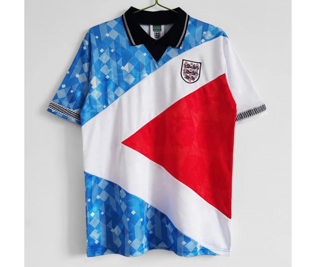 1990 England Mash Up Retro Jersey 