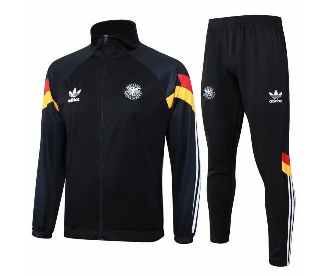 24-25 Germany Mens Black Training Presentation Tracksuit