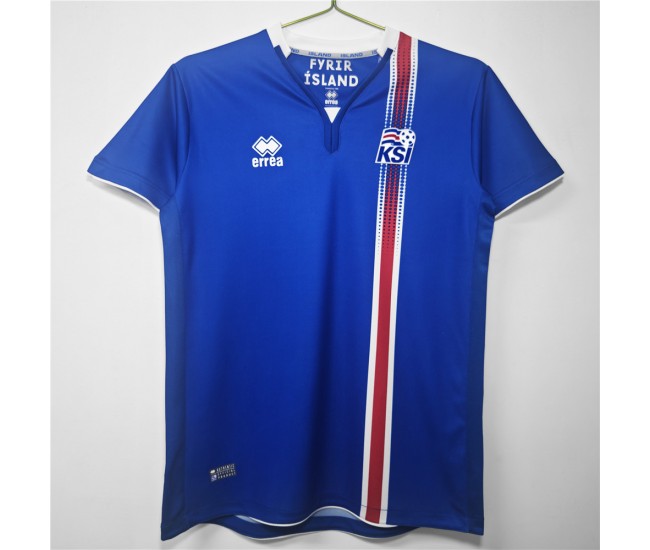 2016-2017 Iceland Home Retro Jersey 