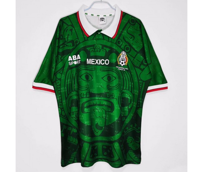 1998 Mexico Home Retro Jersey 