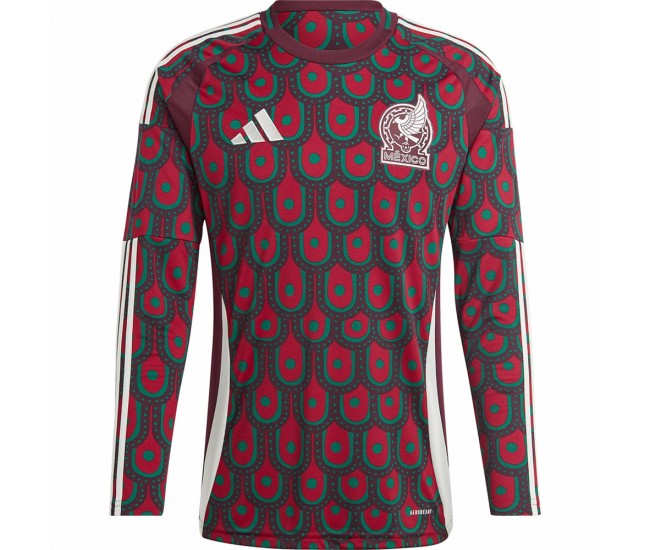 24-25 Mexico Mens Home Long Sleeve Jersey