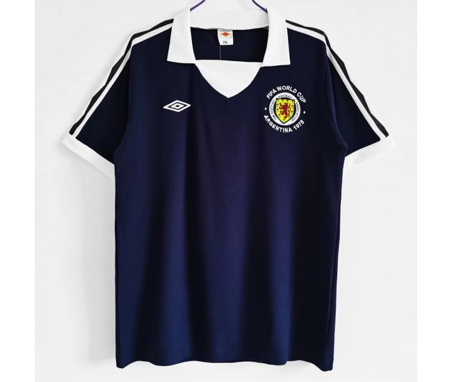 1978 Scotland Home Retro Jersey 