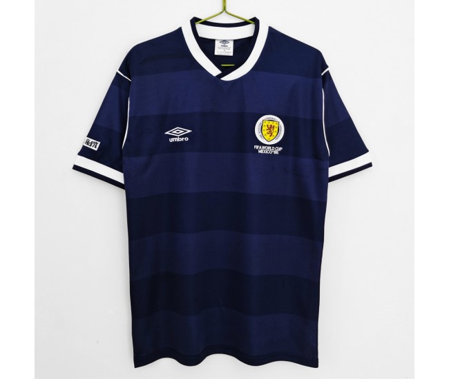 1987-1988 Scotland Home Retro Jersey 