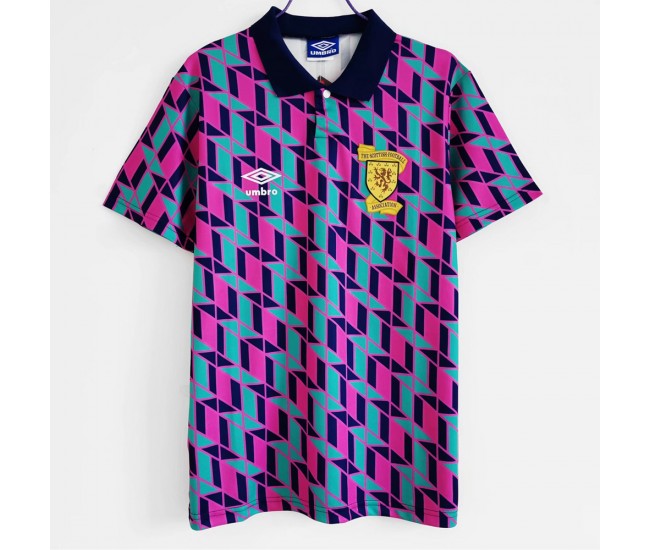 1988-1989 Scotland Away Retro Jersey 