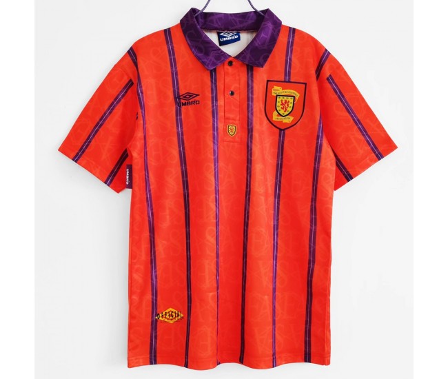 1993-1994 Scotland Away Retro Jersey 