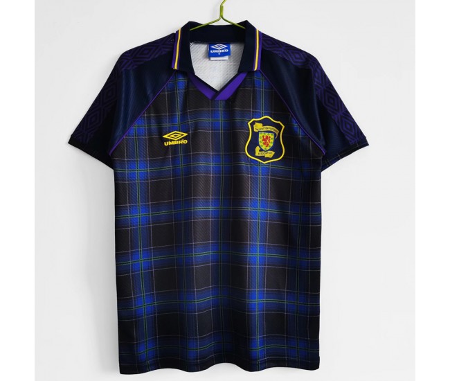 1994-1996 Scotland Home Retro Jersey 