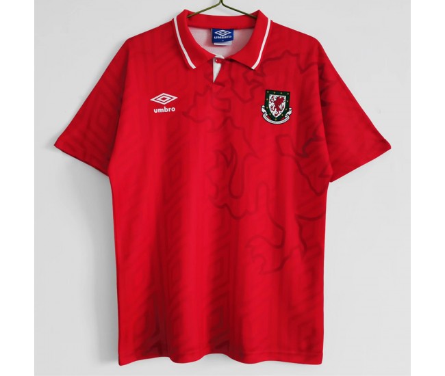 1992-1994 Wales Home Retro Jersey