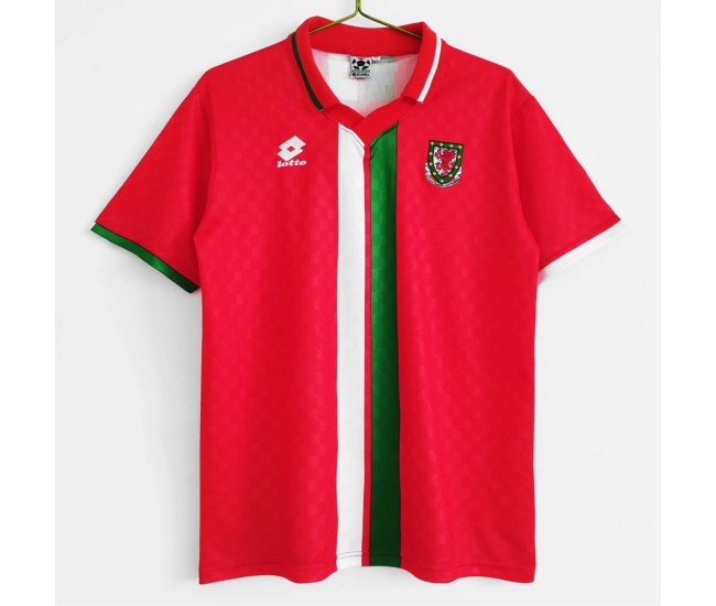 1996-1998  Wales Home Retro Jersey 